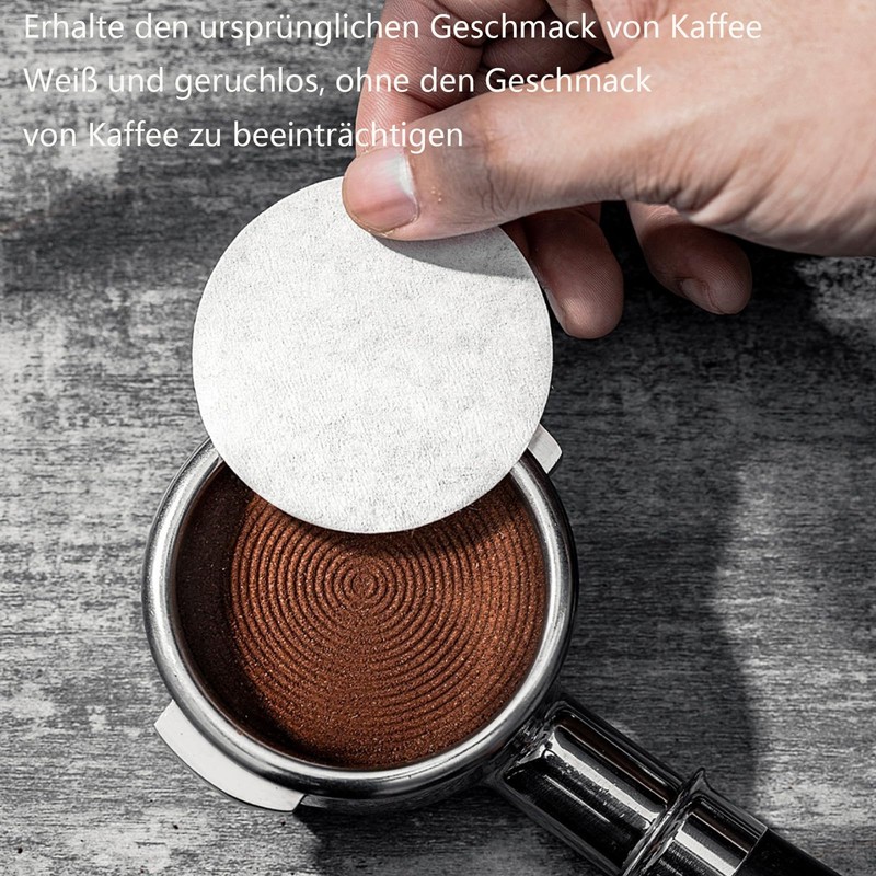 200 pcs Espresso Paper Filter 51mm for Screen Carrier 51mm,