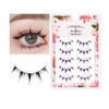 False Eyelashes, Natural Popular Upper Eyelashes, Short, Thick, Popular Black,