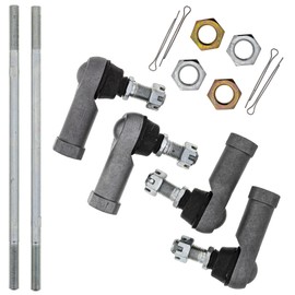 NICHE Tie Rods with End Kit for 2007-2013 Honda Rancher 420 TRX420 53157-HP0-A01 53157-HP5-003 53521-HP4-600