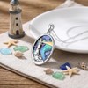 SHAOAN 925 Sterling Silver Lighthouse Mountain Pendant Necklace for Women