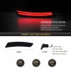 D-lumina 4X Smoked LED Side Marker Bumper Lights Amber Lamps