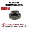 SUMMITCOLLARS UC207-22 Insert Bearing 1-3/8" Re-lube with Set Screws (Qty