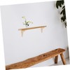 NAMOARLY Triangular Wooden Wall Shelf Brackets Decorative Support for Floating