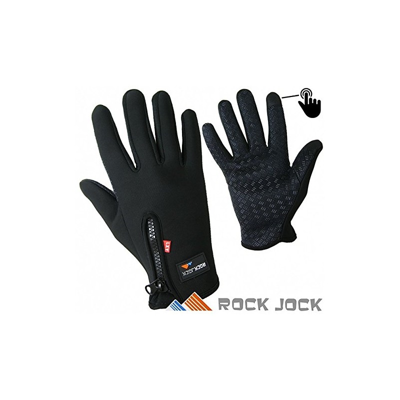 Adults Sports Activity "Touchscreen" Fleece Lined Gloves by RockJock