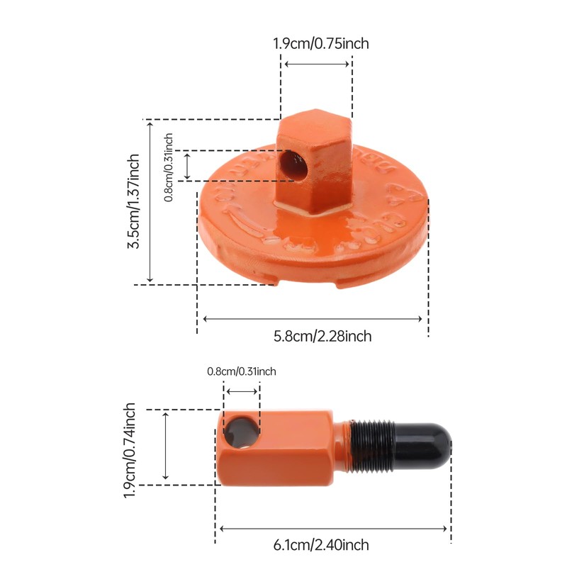 Windance 14mm Piston Stop Chainsaw Clutch Flywheel Removal Tools Fit