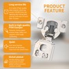 Chibery 50 Pack 1-1/4" 4D Concealed Hinges for Face Frame