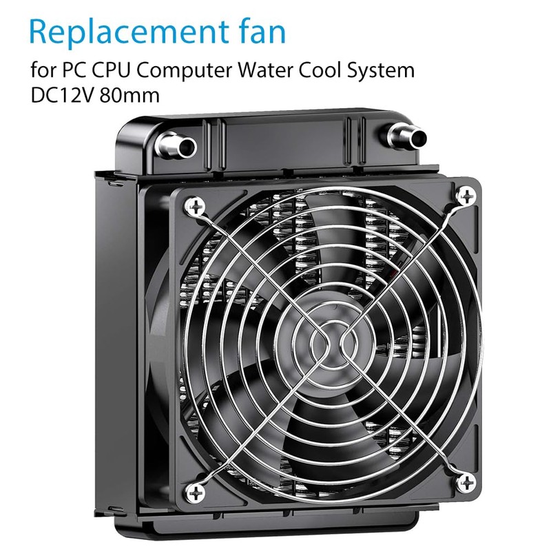 Wathai 80mm x 25mm DC Brushless Cooling Fan 12V 2Pin