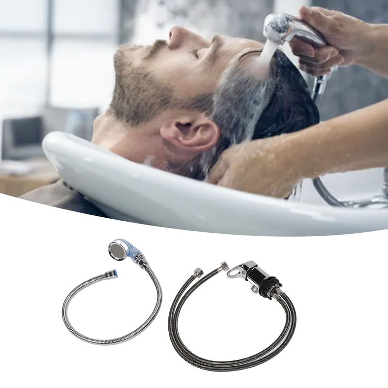 Shampoo Bed Faucet Set Zinc Alloy Hot Cold Mixer Shampoo