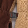 Harssidanzar Men's Sherpa Mitten Finger Liner Outdoor Mitt for Winter