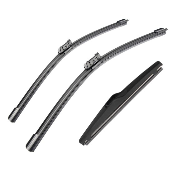 3 Wipers 26" 16" 8" Front And Rear Replacement Fit