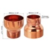 PATIKIL 3 1/8" to 2 1/8" ID Copper Reducer, 99.9%