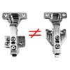Berta 4-Pack Full Overlay Face Frame Soft-Close European Hinges, 110°