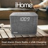 iHome iBT232 Bluetooth Dual Alarm FM Clock Radio with Speakerphone