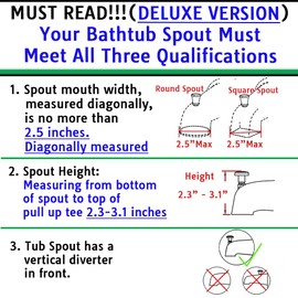 Wondurdog Deluxe Bathtub Spout and Garden Hose Attachment Dog Wash Kit w/Splash Shield and Rubber Scrubbing Teeth. Water Pressure Control. Fast and Easy Dog Bath. Indoor/Outdoor Pet Grooming.