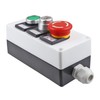 Nxtop Green Momentary Switch, Red Mushroom Emergency Stop Latching Push