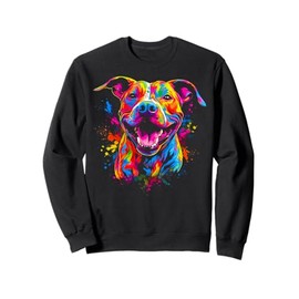 Pitbull Dog Pop Art Sweatshirt
