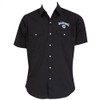 Jack Daniels Mens Black Button-Down Shirt (US, Alpha, X-Large, Regular,