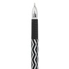 Helix Oxford Monochrome Gel Black Ink Pens x4