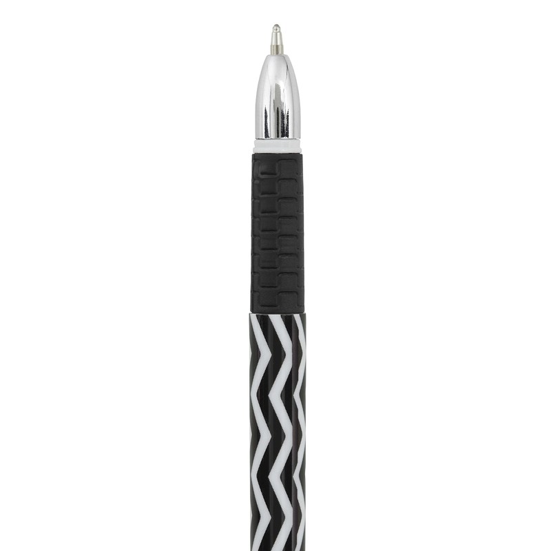 Helix Oxford Monochrome Gel Black Ink Pens x4