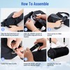 IFOYO Inflatable Foot Hammock for Plane Travel Portable Foot Rest