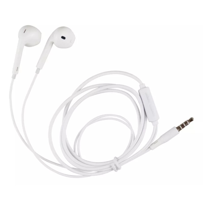 Control Expert Audifonos Alambricos Manos Libres Con Microfono Color Blanco