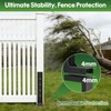 Fence Post Repair Kit 1 Pack, 8mm Double-Layer Post Anchor