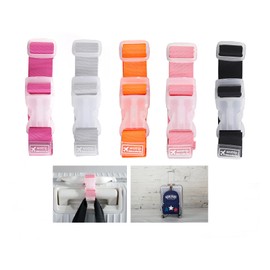 5 Pcs Luggage Carrying Clip Buckle, Add a Bag Luggage Straps, Heavy Duty Adjustable Luggage Straps for Baggage, Travel Belt, Suitcase Strap, Outdoor Practical Strap