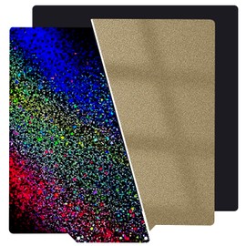 Upgraded 310x310mm Build Plate for Qidi Plus 4 Smooth/Textured PEY PEI Sheet for CR-10/CR-10 V3/CR-X/CR-X Pro/Artillery Sidewinder SW X1/X2/S8 Pro/S8 Plus/KP5L/SP-5/MEGA X/Anet A8 Plus.