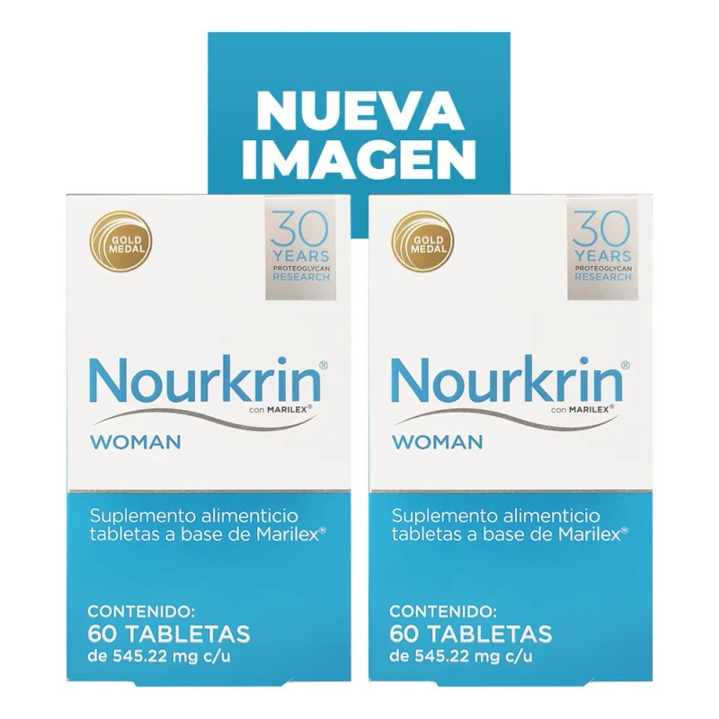 Pack 2 Nourkrin Woman Tratamiento Anticada Mujer 60tabs