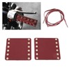 2PCS Leather Motorcycle Handlebar Grips Hand Grip Covers Motorcycle Modification