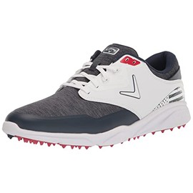 Callaway Men's Coronado V3 Sl Golf Shoe, Blue/White/Red, 11.5