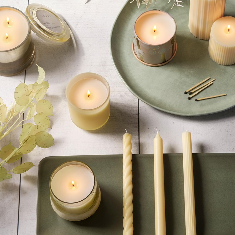 Illume Beautifully Done Refillable Boxed Glass Candle, Isla Lily