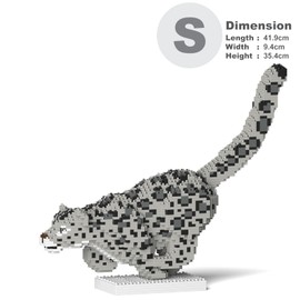 JEKCA Snow Leopard 01S | Plastic Building Blocks | Age 14+