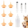 10 PCS Kitten Bottle Feeding Kit, Professional Newborn Pet Feeding