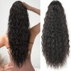 Samtress 24 Inch Drawstring Ponytail Hair Extensions Long Curly Wavy