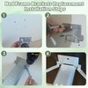 116791 Bed Frame Mounting Plates Bed Frame Brackets Replacement Fit