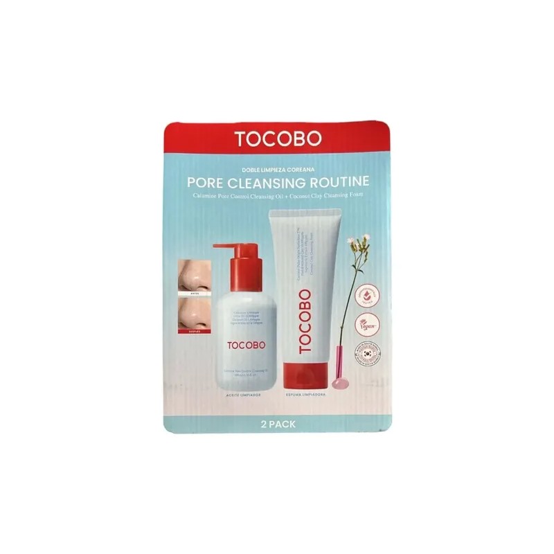 Tocobo Pore Cleansing Routine Aceite Limpiador Espuma
