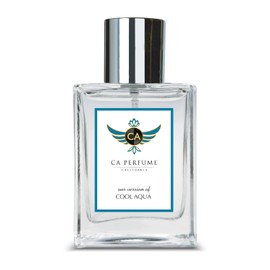 CA Perfume Impression of Cool Aqua For Men Replica Fragrance Dupes Eau de Parfum Spray Bottle 1.7 Fl Oz/50ml-X1