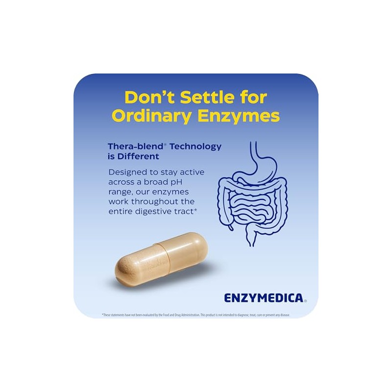 Enzymedica | Digest Basic, 30 Cápsulas