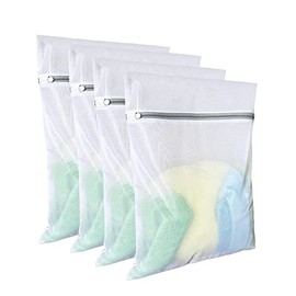Laundry Bags Mesh Wash Bags(4Pcs,16 x 20 Inches),delicate laundry bag for College,Dorm,Storage