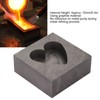 Graphite Mold Heart Shape Graphite Casting Ingot Mould for Gold