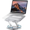 Lifelong Adjustable Laptop Stand with 360° Rotating Base, Ergonomic Computer