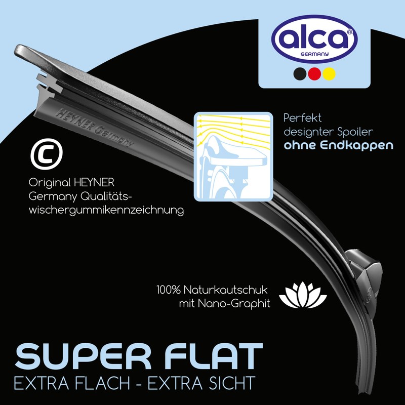 alca® Windscreen Wiper Set Suitable for Renault Duster (10.2017-02.2025) Super