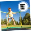 Totority 1Set Triangle Trampoline Buckles Durable Shaped Rings with Webbing