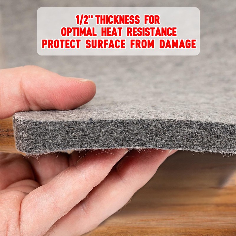 ZOMONETI 17" x 13.5" Wool Pressing Mat 100% New Zealand