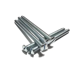 M3.5 (3.5mm x 40mm) Nickel Plated Slotted Raised Countersunk Electrical Socket Screws (Pack of 20)