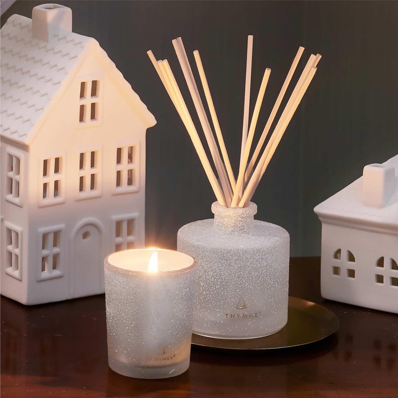 Thymes Frasier Fir Reed Diffuser Set – Includes Reeds, Fragrance