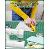 Tujurich Self Healing Cutting Mat, 23" x 35", Large Double-Sided
