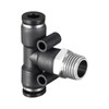 M METERXITY 1pc 6.5mm PT Male Thread Push Lock Fitting