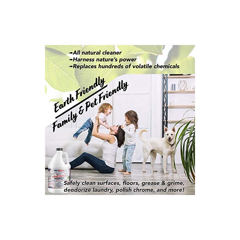 MAXTITE Ultra-Strength 45% Vinegar for Home & Garden Cleaning (32